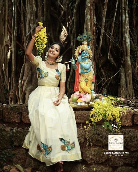 #Vishu #kerala #photography #photoshoot #ideas #village #nadanpennu#culture #traditional #nature Vishu Photoshoot Ideas, Vishu Photoshoot, Traditional Photoshoot, Kerala Photography, Unique Wedding Cards, Engagement Hairstyles, Village Girl, Photo Collage Template, Collage Template