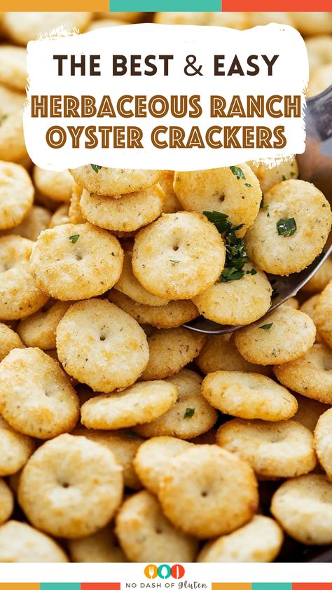 Herbaceous Ranch Oyster Crackers Ranch Ouster Crackers, Dill Oyster Crackers Recipe, Dill Oyster Crackers, Oyster Crackers Recipe, Ranch Oyster Crackers, Ranch Crackers, Seasoned Crackers, Zesty Ranch, Crackers Recipe