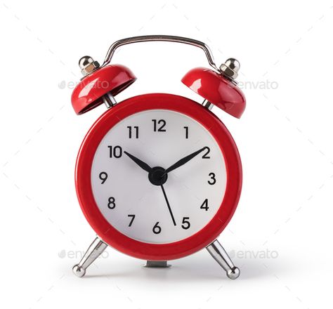 red alarm clock by gresei on PhotoDune. red old style alarm clock isolated on white Coffee Clock, Study Timer, Timer Watch, Classroom Timer, Sand Clock, Countdown Clock, Digital Wall Clock, Led Clock, Timer Clock