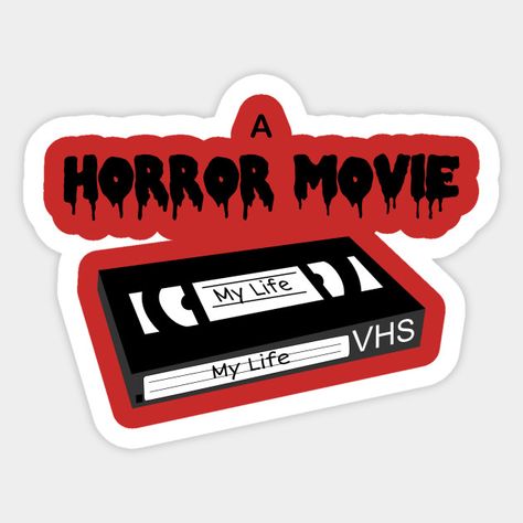 Horror Movie Stickers Printable, Horror Stickers Printable, Horror Movie Stickers, Halloween Tray, Horror Stickers, Horror Quotes, Movie Stickers, Spooky Memes, Movie Horror