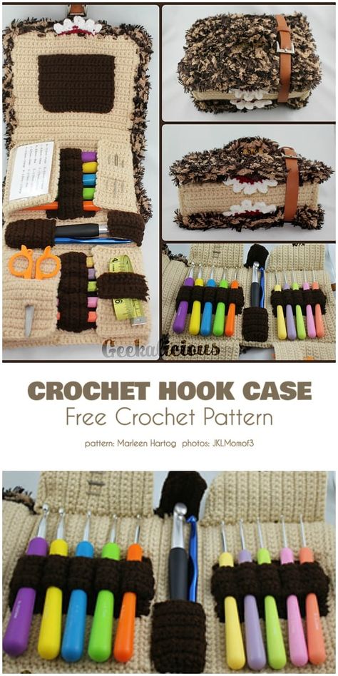 Tricot Harry Potter, Crochet Hook Organizer, Crochet Hook Handles, Crochet Hook Holder, Harry Potter Crochet, Crochet Organizer, Crochet Hook Case, Crochet Case, Crochet Supplies