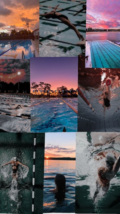 If your a real swimmer you'll get what this means 💯🫶🩵 Swim Astethic, Waterpolo Wallpaper, Swimming Wallpaper, Swimmer Aesthetic, Sport Background, Female Swimmers, Swimming World, I Love Swimming, Swimmers Life