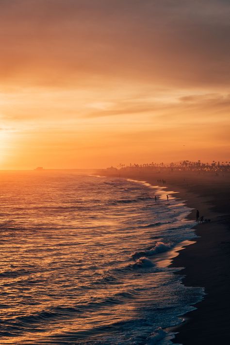 Vibrant sunset over the beach from the Balboa Pier, in Newport Beach, Orange County, California Newport Beach California, Orange County California, Hotel Motel, Posters Framed, City Car, Balboa, Newport Beach, Image House, City Skyline