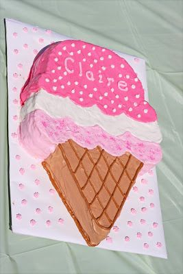 The Larson Lingo: Claire's Ice Cream 1st Birthday Party! Ice Cream 1st Birthday Party, Ice Cream 1st Birthday, Diy 1st Birthday Decorations, Ice Cream Birthday Party Theme, Ice Cream Party Theme, Ice Cream Cone Cake, Ice Cream Birthday Cake, Ice Cream Birthday Party, Ice Cream Theme