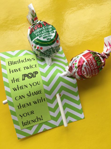 Blow Pop Sayings, Blow Pop, Blow Pops, Birthday Treat, 13th Birthday Parties, Birthday Treats, Boys Birthday, 13th Birthday, Senior Year