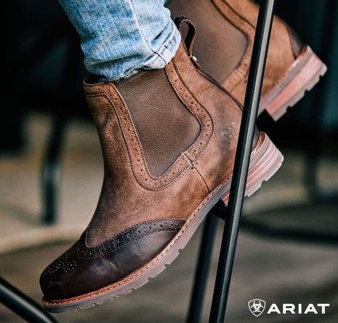 Wexford Boots Outfit, Womens Casual Boots Nordstrom, Ariat Wexford Boots Outfit, Ariat Boots Women's Outfit, Ariat Outfit Women, Ariat Boots Women's, Bohemian Boots, Ariat Boots, Brown Fits