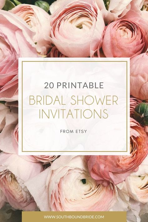 20 Printable Bridal Shower Invitations | SouthBound Bride Cricut Bridal Shower Invitations, Bridal Shower Invitation Card Design, Bridal Shower Template, Bridal Shower Invites Wording, Wedding Shower Invitations Diy, Stag Ideas, Wedding Shower Invites, Bridal Shower Invitations Free, Bridal Shower Invitation Wording