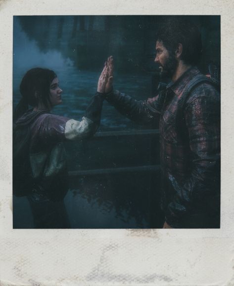 The Last Of Us Part I Ellie Williams & Joel Miller polaroid edit aesthetic 4k hd tlou Joel Miller And Ellie Williams, The Last Of Us Part 1, Tlou Polaroids, The Last Of Us Part 2, Last Of Us Video Game, The Last Of Us Aesthetic, The Last Of Us Poster, Lost Of Us, Tlou Aesthetic