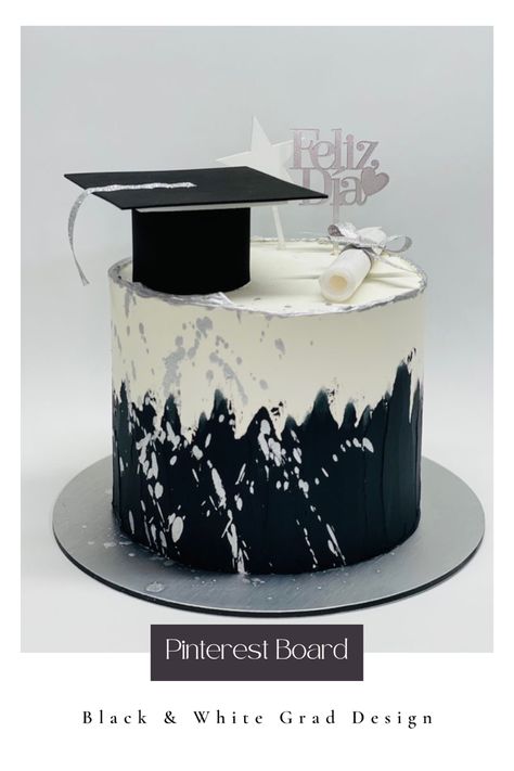 Graduation Parties Ideas, Simple Graduation Cakes, Graduation Cake Designs, Golden Birthday Cakes, 2023 Graduation Party, Crazy Wedding Cakes, Graduation Party Desserts, Modern Birthday Cakes, Cupcakes For Men