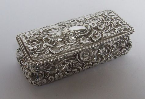 Victorian Silver Trinket Box, Birmingham 1894 Treasure Jewelry, Large Jewelry Box, Jewelry Casket, Antique Silver Jewelry, Antique Jewelry Box, Silver Jewelry Box, Vintage Jewelry Box, Large Jewelry, Keepsake Jewelry