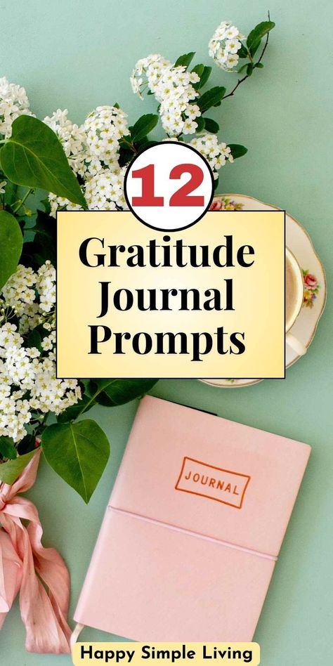 Writing in a gratitude journal can help increase happiness, and these ideas and prompts will help you get started. Enjoy the benefits of simple and grateful living! How To Write Gratitude, Diy Gratitude Journal, Grateful Journal, Journal Examples, Increase Happiness, Dream Diary, Love Wellness, Gratitude Journal Prompts, Bible Study Lessons