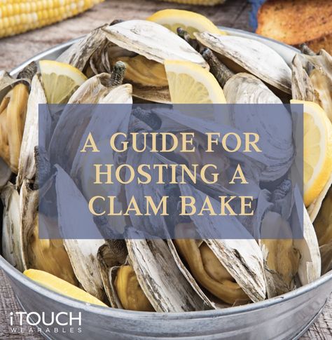 Nothing embodies summer like a clambake party. These New England style gatherings are the perfect opportunity to have some fun in the sun, while feeding your closest friends and family in a unique way. They’re a messy affair with lots of butter and hand eating - but that’s okay, as a clambake should complement the carefree attitude of a long summer weekend. Clambake Appetizers, New England Clam Bake Party, Clambake Party Decorations, Clam Bake Party Ideas, Crab Feast Party Ideas, Clambake Party, Clam Boil, Lobster Bake Party, Clam Bake Party