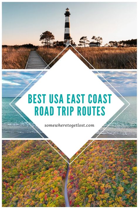 Here are some of the best East Coast USA road trip routes that you can consider. #USATravel #EastCoastRoadTrip #EastCoastUSA #OuterBanks #FloridaKeys North East Road Trip U.s. States, North East Road Trip, New England Usa, Usa Road Trip, East Coast Usa, East Coast Road Trip, New England States, Road Trip Routes, Road Trip Adventure