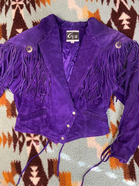 Purple Cowgirl, Navajo Pearls, Cowgirl Cowboy, Vintage Cowgirl, Thrift Finds, Dark Purple, Women's Blazer, Pin Up, Cowboy