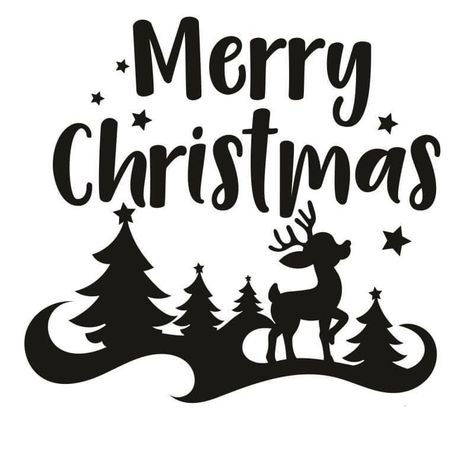 Cricut Christmas Ideas, Idee Cricut, Handmade Shirts, Christmas Stencils, Silhouette Christmas, 카드 디자인, Christmas Svg Files, Christmas Lettering, Cricut Projects Vinyl