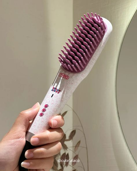 Transform your hair styling routine with our Hello Kitty Ionic Hair Straightening Brush! 💇‍♀️🌟 Perfect for achieving sleek, shiny locks, this brush combines functionality with the charm of Hello Kitty. 🎈 #hellokitty #hairbrush #ionichairbrush #hellokittycore #hellokittylover Hair Straightening Brush, Hair Brush Straightener, Hair Straightening, Straightening Brush, Hair Brush, Hair Styling, Hair Straightener, Hello Kitty, Sleek