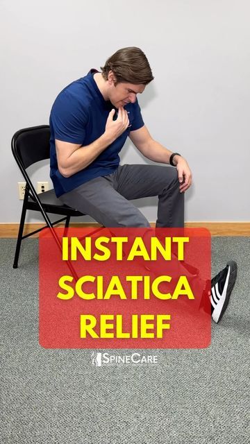 Sciatic Nerve Exercises, Sciatic Nerve Stretches, Michael Rowe, Sciatic Nerve Relief, Sciatic Nerve Pain Relief, Easy Exercise, Hip Pain Relief, Sciatica Exercises, Piriformis Syndrome