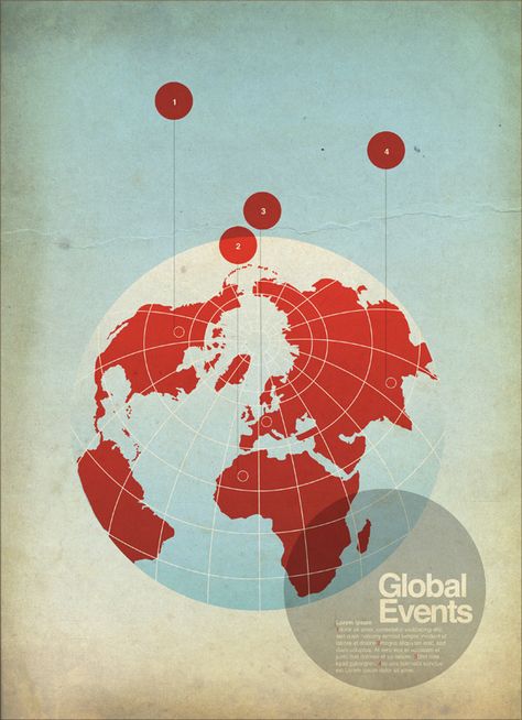 Global Events Global Graphic Design, Globalization Poster Ideas, Planet Graphic Design, Globe Poster, Globe Illustration, Amazon Ads, Global Map, Love Typography, Information Visualization