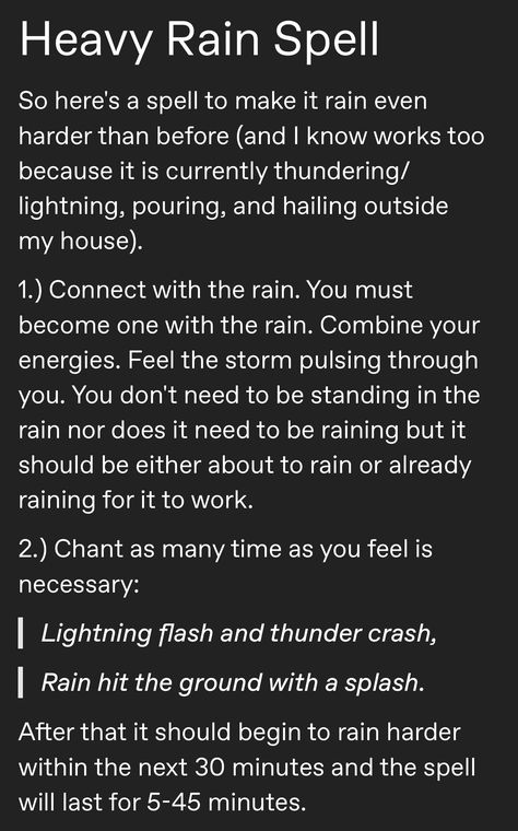 Rain Spells Witchcraft, Weather Spells, Weather Magick, Hex Spell, Rain Spell, Weather Magic, Black Magic Witchcraft, Pagan Inspiration, Witchy Spells