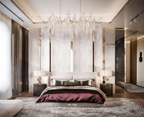 Master on Behance Luxury Hotel Bedroom Master Suite, Modern Luxury Bedroom Design Master Suite, Bed Rooms Design Modern Luxury, Luxury Bedroom Design Master Suite, Modern Luxury Bedroom Design, Bedroom Design Master, Luxury Bedroom Interior, Luxury Bedroom Furniture, Bedroom Interior Design Luxury