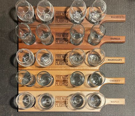 Custom Beer Flights With Glasses - Etsy UK Beer Flight Boards, Beer Flight Holder, Beer Flight Tray, Beer Flight Paddle, Flight Boards, Flight Board, Cider Press, Beer Flight, My Bar