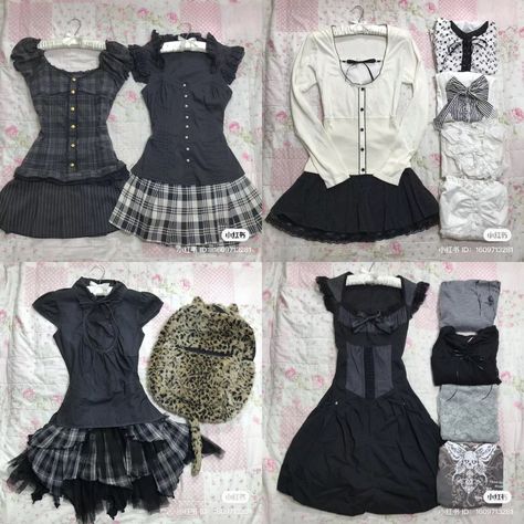 Streetwear From Shien, Acubi And Coquette, Ali Express Outfits, Dark Gyaru Fashion, Japan Y2k Fashion, Acubi Room Style, Gyaru Fashion 90s, Taobao Fashion Outfits, Japan 90s Fashion