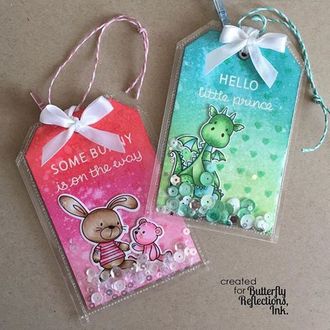 Snuggle Bunnies stamp set and Die-namics and Birdie Brown Magical Dragons stamp set - Kim Hamilton #mftstamps Fuse Tool, Mft Cards, Album Scrapbooking, We R Memory Keepers, Mft Stamps, Memory Keepers, Shaker Cards, Card Tags, Baby Cards