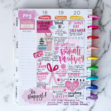 Planner Inspiration Layout, Passion Planner Weekly Spread, Happy Planner Inspiration, Planner Spread Ideas, Happy Planner Pages, Happy Planner Spread, Planner Hacks, Happy Planner Ideas, Memory Planning