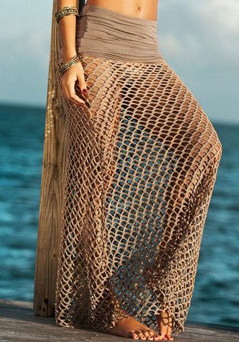 Vacation Skirts, Beach Maxi Skirt, Mesh Maxi Skirt, Knitted Swimsuit, Skirt Coverup, Beachwear Collection, Beach Skirt, Crochet Skirt, Beachwear For Women