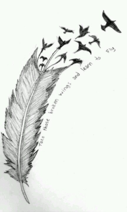 I want this. Past Tattoo, Flying Tattoo, Brave Wings, Very Important Person, Peacock Colors, Broken Wings, Forgetting The Past, Learn To Fly, Birds Tattoo