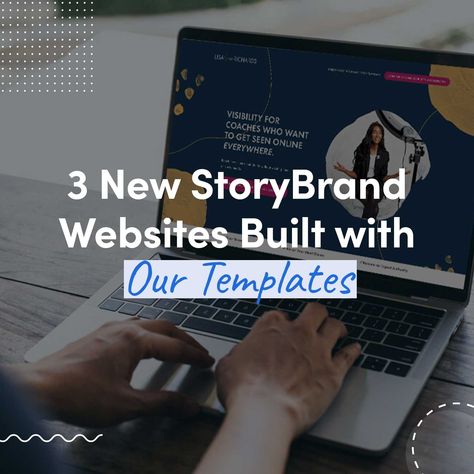 At StorySite, we love turning your StoryBrand wireframe into an awesome website. Once you purchase a template and provide your content, our designers will work their magic to customize it to your brand.⁠⁠ See the results for yourself! ⁠⁠ Check out our blog to learn about these projects and see more sites that have been built on our templates. Link in profile. https://www.storysite.co/blog/storybrand-websites-built-with-storysite-templates Photography Website Ideas, Website Wireframe, Wireframe Website, Story Brand, Build A Story, Website Examples, Coach Website, Ad Ideas, Brand Website