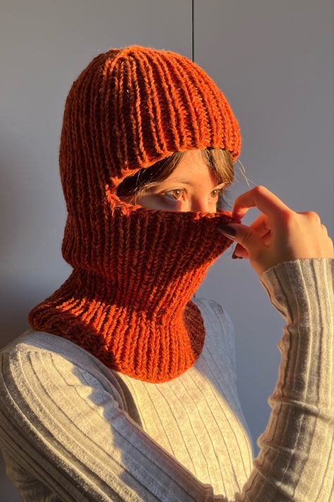 Balaklava From Scarf, Knitting Balaclava, Balaclava Crochet Pattern Free, Crochet Balaclava Pattern Free, Balaclava Knitting, Balaclava Knit, Balaclava Crochet, Unique Knitwear, Crochet Balaclava