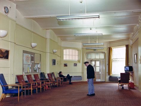 Friern Hospital, 1980s | Found photo | Alan Denney | Flickr Camp Jupiter, Hospital Photography, Old Hospital, Psychiatric Hospital, Mental Hospital, Girl Interrupted, Donna Tartt, Public Place, Scenic Art