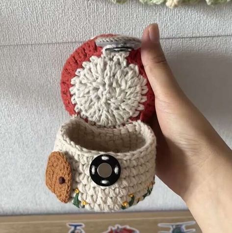 Mushroom House Storage Box Crochet Pattern - Eryhana Crochet Family Crochet Mushroom House, Mushroom Basket Crochet, Box Crochet Pattern, Crochet Family, Box Crochet, House Storage, Crochet Box, Crochet Storage, Crochet Mushroom