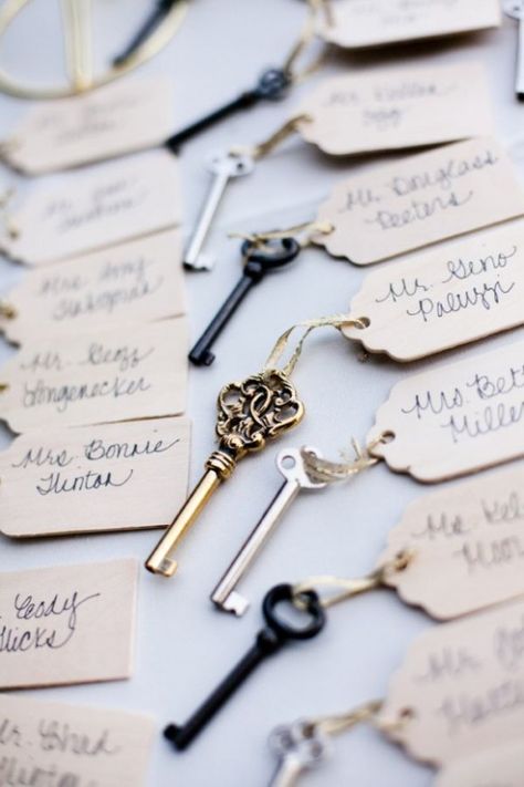 Should You Allow Your Guests A Plus One At Your Wedding? Harry Potter Wedding Theme, Rustic Wedding Decorations, Harry Potter Wedding, Wedding Chicks, Mod Wedding, Vintage Keys, Wedding Places, Disney Wedding, Romantic Weddings