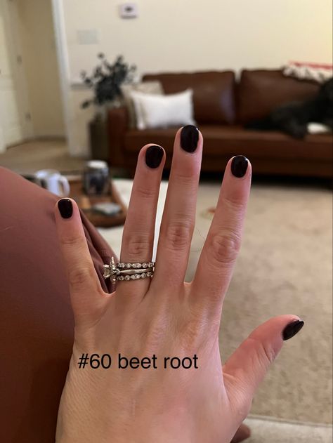 Beet root nail polish dark nail polish purple black polish deep purple polish blackish nail polish Dnd 752 Winter Wine, Dnd Spiced Berry, Dnd Wineberry, Dnd 431 Raspberry, Opi Cant Be Beet, Dnd Colors, Dnd Nails, Dnd Gel Nail Polish, Dnd Nail Polish