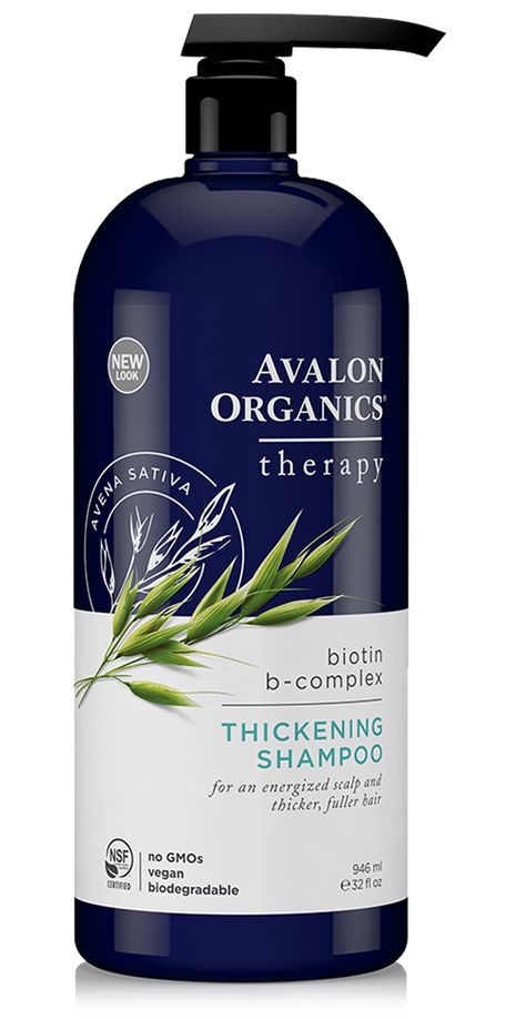 Hair Care | Avalon Organics Hair Thickening Shampoo, Oil For Curly Hair, Coconut Oil Hair Growth, Avalon Organics, Coconut Oil Hair Mask, Biotin Shampoo, Thickening Shampoo, Organic Shampoo, Coconut Oil Hair