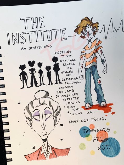 The Institute Stephen King Fanart, Stephen King The Institute, Stephen King Fan Art, Misery Stephen King, King Fanart, Read Aesthetic, 2024 Books, Books Fanart, Book Tok