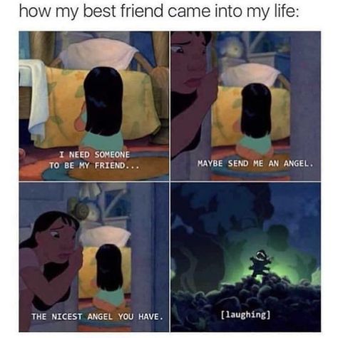 Humor Disney, National Best Friend Day, Best Friend Day, Funny Disney Memes, Funny Disney Jokes, Friends Day, Friend Memes, Disney Jokes, Memes Br