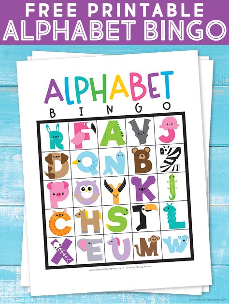 Abc Bingo, Bingo Printable Free, Alphabet Bingo, Free Printable Alphabet, Reading Printables, Alphabet Kindergarten, Bingo Cards Printable, Fall Kindergarten, Alphabet Tracing Worksheets