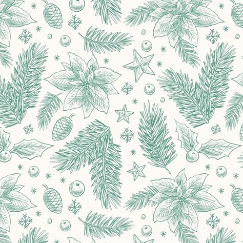 Christmas Patterns Free Printable, Christmas Pattern Illustration, Toile Christmas, Stolen Heir, Christmas Fern, Christmas Sketch, Christmas Gift Hampers, Christmas Graphic Design, Editing Resources