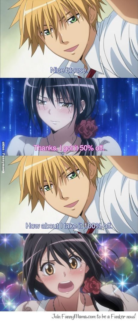 Anime Funny Anime Couples, Maid Sama Manga, Usui Takumi, Kaichō Wa Maid-sama!, Sakura Anime, Kaname Kuran, Shojo Anime, Moe Anime, Maid Sama