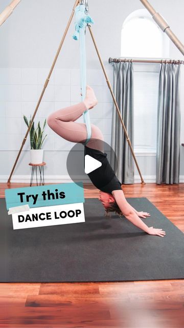 JESS | Aerial Yoga Training on Instagram: "Looking for a challenge? 💃 Try out this intermediate dance loop that combines some more advanced movements for a fun, flowing sequence! 

You’ll feel strong and graceful in the air with poses like Gazelle and Flying Lizard! ✨

Give it a go and don’t forget to tag me when you try it out! 🙌

#aerialdance #AerialYogaFlow #AerialDance #aerialyogapose" Flying Lizard, Flying Yoga, Yoga Flow Sequence, Aerial Yoga Poses, Aerial Fitness, Yoga Inspo, Aerial Dance, Aerial Yoga, Yoga Training