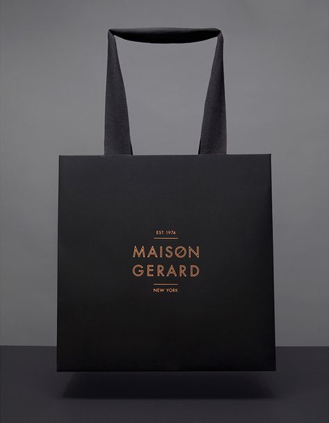 Maison Gerard on Behance French Art Deco Furniture, Luxury Paper Bag, Shoping Bag, Shopping Bag Design, Retail Bag, Paper Bag Design, Retail Bags, Packing Design, Luxury Packaging