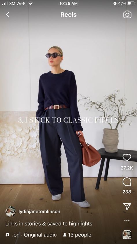 Navy Trousers Outfit Women, Navy Blue Trousers Outfit, Navy Trousers Outfit, Navy Blue Pants Outfit, Blue Trousers Outfit, Pleated Pants Outfit, Tailored Pants Outfit, Trousers Women Casual, Women Professional Attire