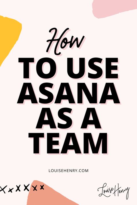 This Asana tutorial for team management will take your business to the next level! Read more: www.louisehenry.com/blog/team-management-asana-tutorial Asana Tips, Asana Project Management, Team Management, Work Productivity, Small Business Plan, Small Business Inspiration, Productive Things To Do, Task Management, Business Organization