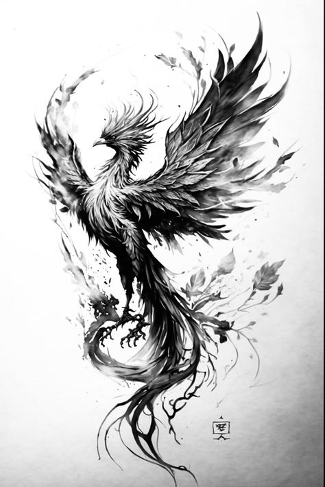 Fenix Tattoo Design, Feniks Tattoo, Phoenix Tattoo Men, Tato Phoenix, Phoenix Drawing, Phoenix Bird Tattoos, Vogel Tattoo, Hyper Realistic Tattoo, Realistic Tattoo Sleeve