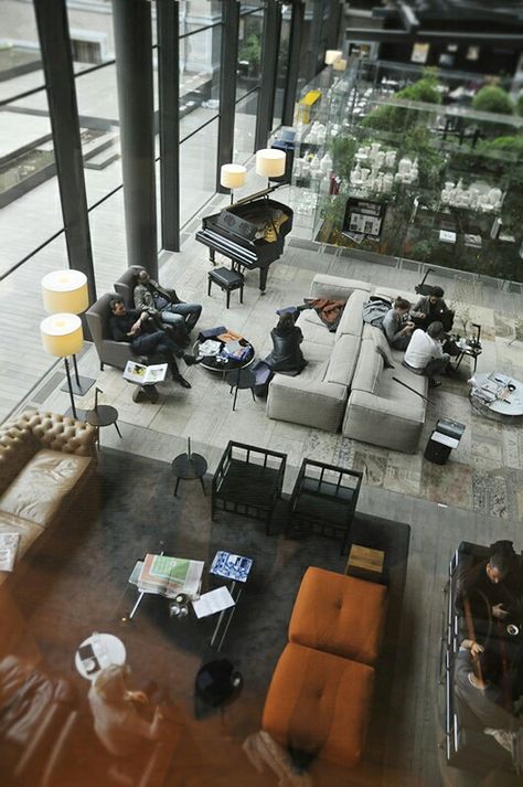 The Conservatorium Hotel, Amsterdam, NL. Caffe Design, Hotel Amsterdam, Hotel Lobby Design, Lobby Interior Design, Design Café, Hotel Lounge, Lobby Interior, Luxury Furniture Brands, Hotel Interior Design