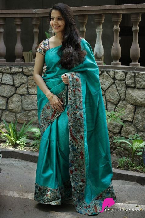 Mirror Work Sarees, Kanchipuram Saree Wedding, Glamour Clothing, Sarees Cotton, Saree Gown, Saree Designs Party Wear, Wedding Silk Saree, Unique Blouse Designs, Unique Blouse