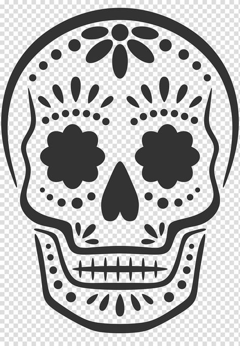 Sugar Skull Pumpkin Stencil, Sugar Skull Stencil, Skull Printable, Sugar Skull Pumpkin, Skull Template, Black Sugar Skull, Sugar Skull Painting, Candle Illustration, Skull Silhouette